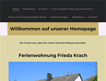 Tablet Screenshot of krach-home.de